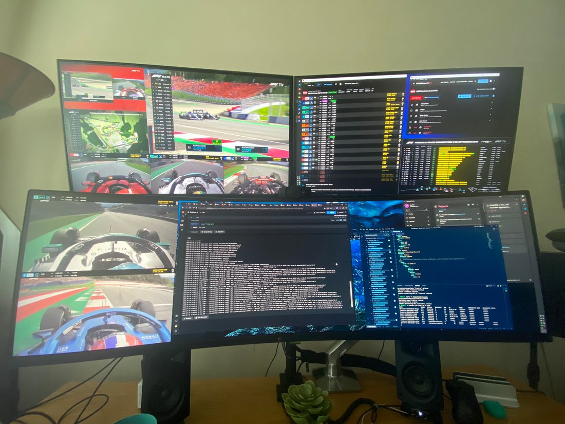 Cyberion's viewing setup